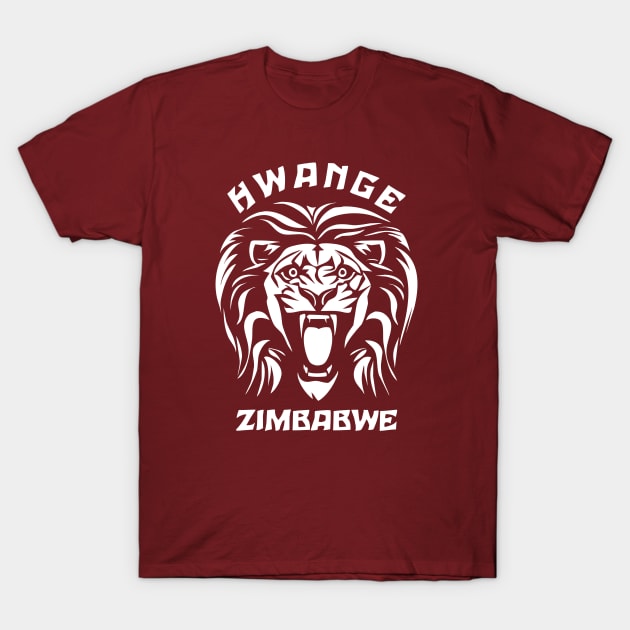 Hwange National Park | Lion Face T-Shirt by TMBTM